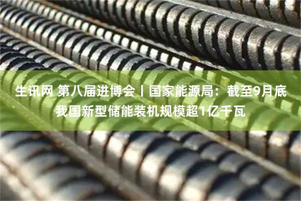 生讯网 第八届进博会丨国家能源局：截至9月底我国新型储能装机规模超1亿千瓦