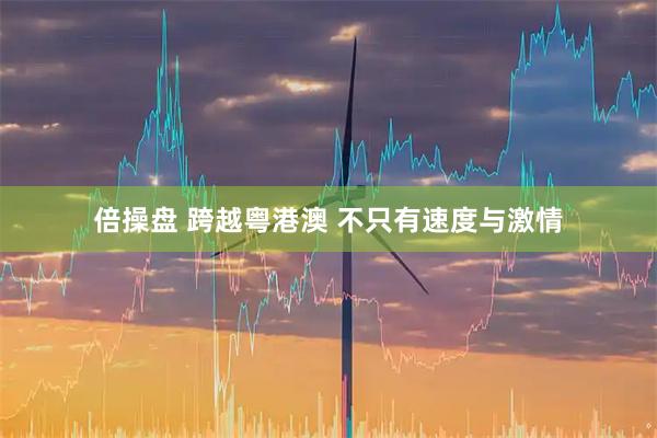 倍操盘 跨越粤港澳 不只有速度与激情
