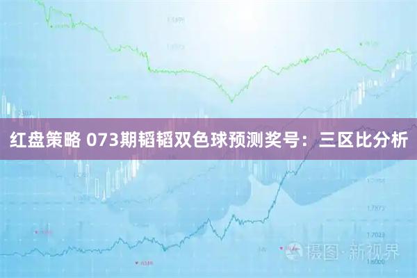 红盘策略 073期韬韬双色球预测奖号：三区比分析